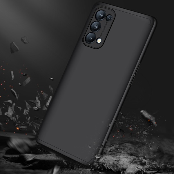 Husa 360 Thin compatibila cu Realme 7 Pro, Protectie completa (fata, spate si margini), Comando Fonix, Folie de protectie inclusa, Negru4