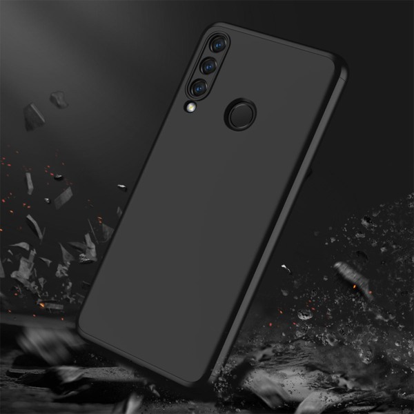 Husa 360 Thin compatibila cu Huawei P40 Lite E, Protectie completa (fata, spate si margini), Comando Fonix, Folie de protectie inclusa, Negru4