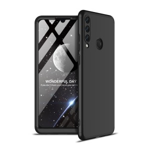 Husa 360 Thin compatibila cu Huawei P30 Lite, Protectie completa (fata, spate si margini), Comando Fonix, Folie de protectie inclusa, Negru3