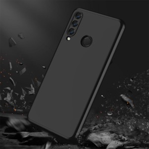 Husa 360 Thin compatibila cu Huawei P30 Lite, Protectie completa (fata, spate si margini), Comando Fonix, Folie de protectie inclusa, Negru4