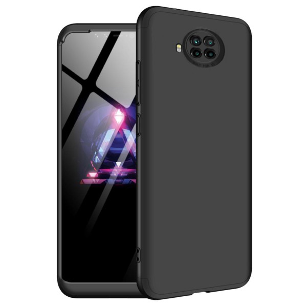 Husa 360 Thin compatibila cu Xiaomi Mi 10T Lite, Protectie completa (fata, spate si margini), Comando Fonix, Folie de protectie inclusa, Negru3