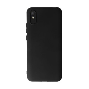 Husa Safe Flex compatibila cu Xiaomi Redmi 9A, Comando Fonix, Design Slim flexibil, Interior captusit cu microfibra, Anti shock, Silicon moale, Textura cu finisaj mat/fin, Antiaderent, Negru