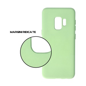 Husa Safe Flex compatibila cu Samsung Galaxy S9, Comando Fonix, Design Slim flexibil, Interior captusit cu microfibra, Anti soc, Silicon moale, Textura cu finisaj mat/fin, Antiaderent, Verde deschis4