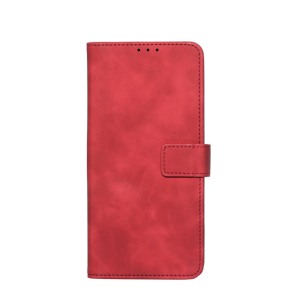 Husa carte compatibila cu Samsung Galaxy A33 5G, Stylish Book, acoperire completa, clema cu inchidere magnetica, 3 compartimente interioare de tip buzunar, Rosu