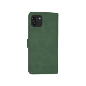 Husa carte compatibila cu Samsung Galaxy A03, Stylish Book, acoperire completa, clema cu inchidere magnetica, 3 compartimente interioare de tip buzunar, Verde inchis3