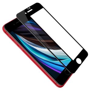 Folie compatibila cu iPhone 8 Plus, Comando Fonix, Adeziv pe intreaga suprafata, Acoperire completa, Instalare usoara, Negru - 6