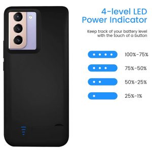 Husa cu baterie compatibila cu Samsung Galaxy Note 10 Plus, Fonix Power, 6000 mAh, Protectie si incarcare simultana, Negru3