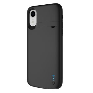 Husa cu baterie compatibila cu iPhone XR, Fonix Power, 6000 mAh, Protectie si incarcare simultana, Negru2