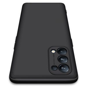 Husa 360 Thin compatibila cu OnePlus Nord N20 5G, Protectie completa (fata, spate si margini), Comando Fonix, Folie de protectie inclusa, Negru