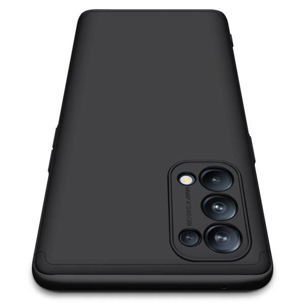 Husa 360 Thin compatibila cu OnePlus Nord N20 5G, Protectie completa (fata, spate si margini), Comando Fonix, Folie de protectie inclusa, Negru