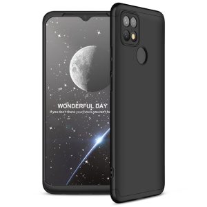 Husa 360 Thin compatibila cu Oppo A15/ A15S, Protectie completa (fata, spate si margini), Comando Fonix, Folie de protectie inclusa, Negru3