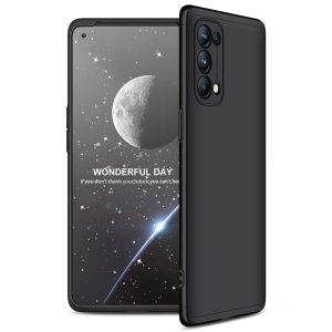 Husa 360 Thin compatibila cu Realme 7 Pro, Protectie completa (fata, spate si margini), Comando Fonix, Folie de protectie inclusa, Negru3