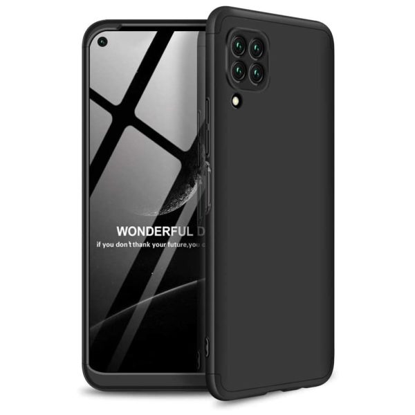 Husa 360 Thin compatibila cu Huawei P40 Lite, Protectie completa (fata, spate si margini), Comando Fonix, Folie de protectie inclusa, Negru3