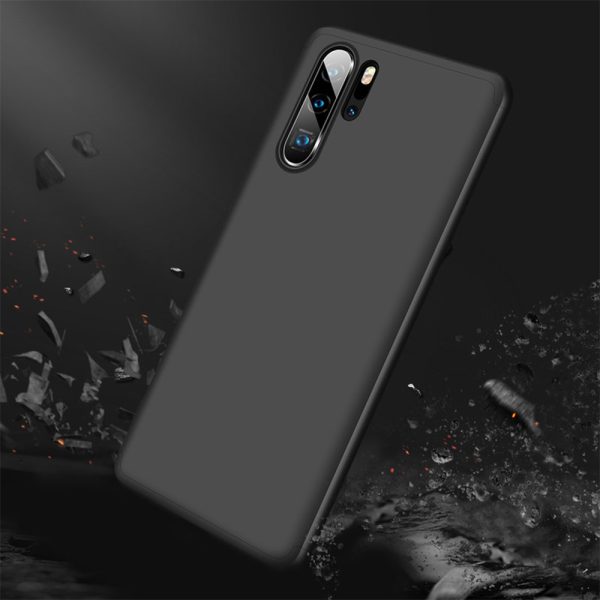 Husa 360 Thin compatibila cu Huawei P30 Pro, Protectie completa (fata, spate si margini), Comando Fonix, Folie de protectie inclusa, Negru5