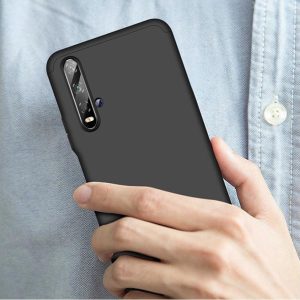 Husa 360 Thin compatibila cu Xiaomi Redmi 9T, Protectie completa (fata, spate si margini), Comando Fonix, Folie de protectie inclusa, Negru5