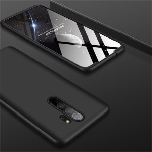 Husa 360 Thin compatibila cu Xiaomi Redmi Note 8 Pro, Protectie completa (fata, spate si margini), Comando Fonix, Folie de protectie inclusa, Negru5