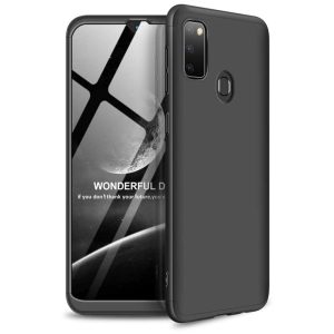 Husa 360 Thin compatibila cu Samsung Galaxy M30S, Protectie completa (fata, spate si margini), Comando Fonix, Folie de protectie inclusa, Negru3