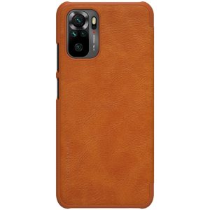 Husa carte compatibila cu Xiaomi Redmi Note 10/ Note 10s, Leather Queen, Portofel intr-o protectie stilata, Design ultra-subtire, Rosu2