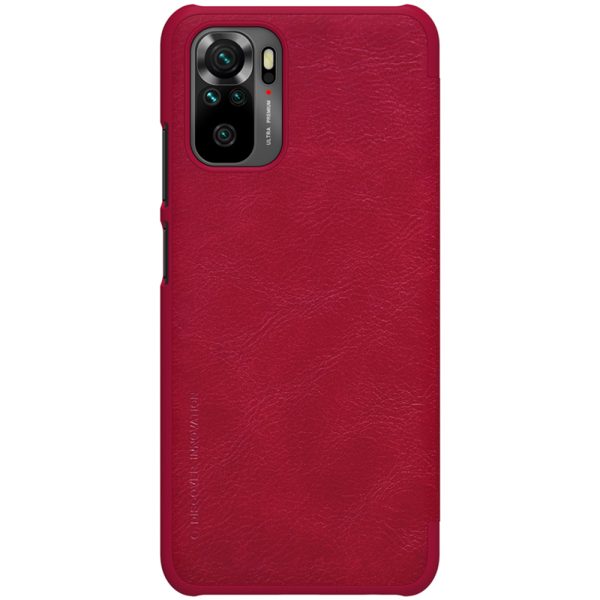 Husa carte compatibila cu Xiaomi Redmi Note 10/ Note 10s, Leather Queen, Portofel intr-o protectie stilata, Design ultra-subtire, Maro2