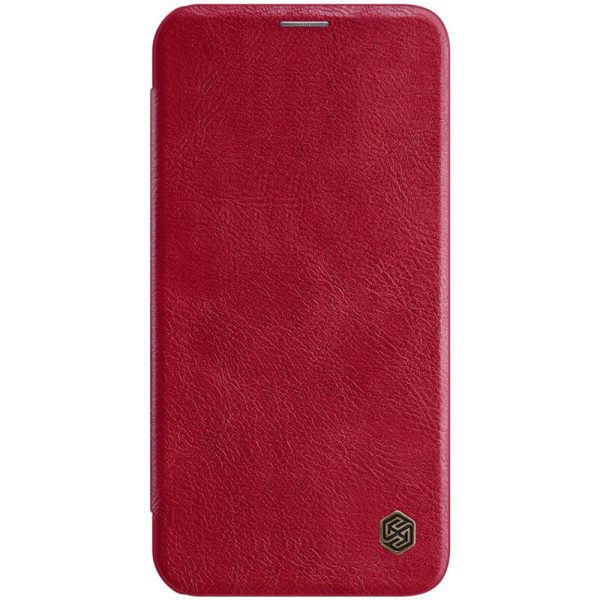 Husa carte compatibila cu Xiaomi Mi 11, Leather Queen, Portofel intr-o protectie stilata, Design ultra-subtire, Rosu