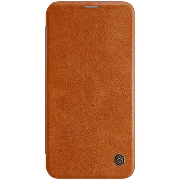 Husa carte compatibila cu Xiaomi Poco M3, Leather Queen, Portofel intr-o protectie stilata, Design ultra-subtire, Maro