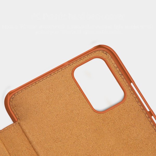 Husa carte compatibila cu Xiaomi Poco M3, Leather Queen, Portofel intr-o protectie stilata, Design ultra-subtire, Maro4