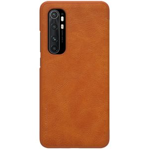 Husa carte compatibila cu Xiaomi Redmi Note 9 Pro Max, Leather Queen, Portofel intr-o protectie stilata, Design ultra-subtire, Maro2