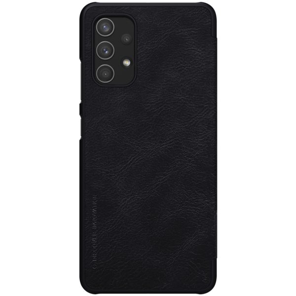 Husa carte compatibila cu Samsung Galaxy A32 4G, Leather Queen, Portofel intr-o protectie stilata, Design ultra-subtire, Negru2