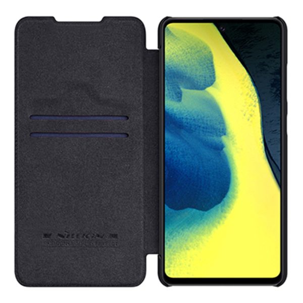 Husa carte compatibila cu Samsung Galaxy A72 5G, Leather Queen, Portofel intr-o protectie stilata, Design ultra-subtire, Negru3