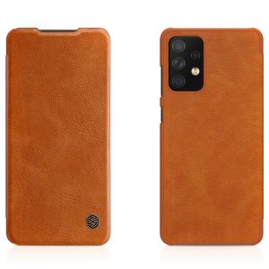 Husa carte compatibila cu Samsung Galaxy A72 5G, Leather Queen, Portofel intr-o protectie stilata, Design ultra-subtire, Maro3