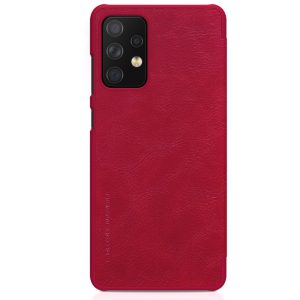 Husa carte compatibila cu Samsung Galaxy A72 5G, Leather Queen, Portofel intr-o protectie stilata, Design ultra-subtire, Rosu2