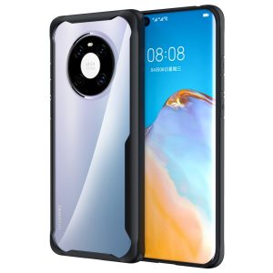 Husa Glazen Shockproof compatibila cu Huawei Mate 40 Pro, Air Cushioning, Protectie rafinata, Design dublu stratificat, Negru2