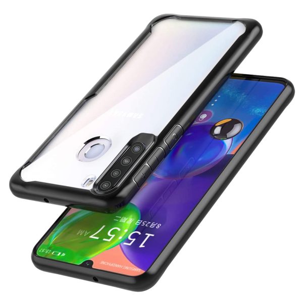 Husa Glazen Shockproof compatibila cu Samsung Galaxy A10S, Air Cushioning, Protectie rafinata, Design dublu stratificat, Negru3