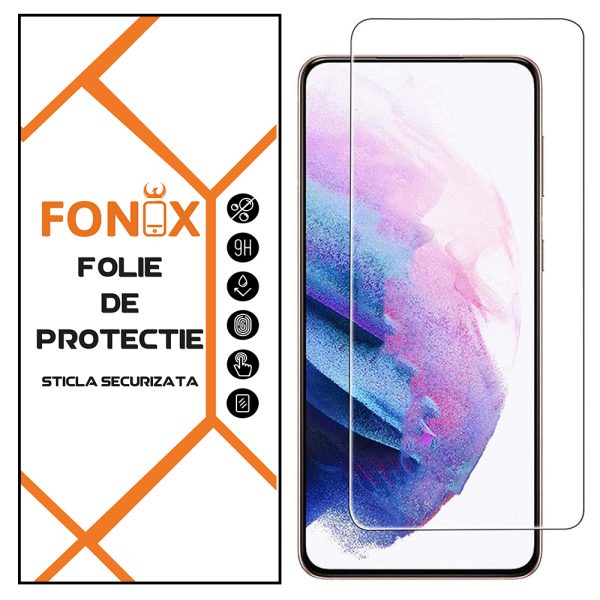 Folie Puro Comando compatibila cu Samsung Galaxy A04s, Fonix Glass Elite, Adeziv pe intreaga suprafata, 2.5 D, 9H, Instalare usoara, Transparenta - 6