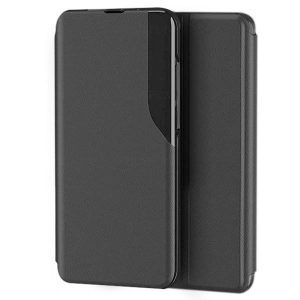 Husa carte Smart Look compatibila cu Samsung Galaxy S23 Ultra, Slim Flip, Window View, High-Class Design, Piele eco, Negru3