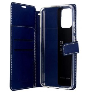 Husa carte compatibila cu Samsung Galaxy A72 5G, MCI Book, Flip stand, Tip portofel, Clapeta exterioara magnetica, Piele eco, Albastru3