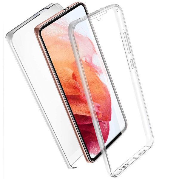 Husa 360 Puro Comando compatibila cu iPhone 8 Plus, Protectie completa (fata, spate si margini), TPU si PC, Transparenta3