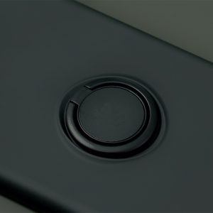 Husa compatibila cu iPhone 13 Pro Max, Ultra Slim Ring, Interior microfibra, Design mat, Prevazuta cu inel de prindere si placuta metalica pentru suport auto magnetic, Negru5