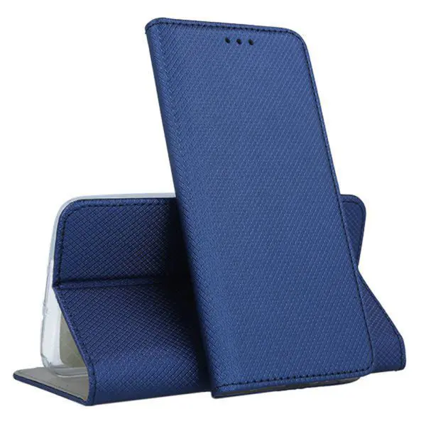 Husa carte compatibila cu Samsung Galaxy A04S, Comando Book, Inchidere magnetica, Buzunar interior pentru card, Flip stand, Protectie completa si practica, Albastru4