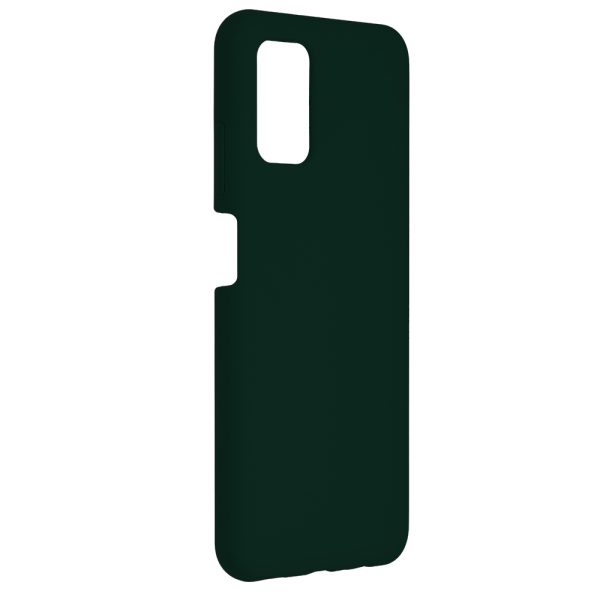 Husa compatibila cu Apple iPhone 15 Plus, Velvet Contour, Comando Fonix, Silicon, Verde