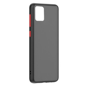 Husa compatibila cu Samsung Galaxy M32 5G, Finisaj mat, Translucida, Protectie la camere, Rezistenta la cazaturi, socuri si zgarieturi, Negru