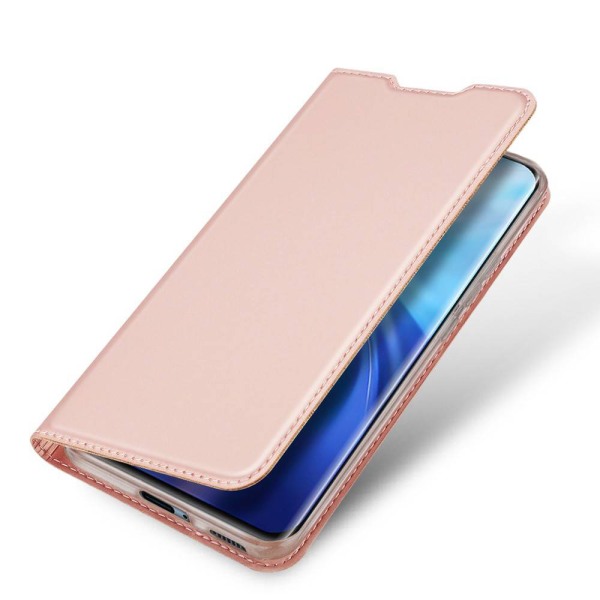 Husa carte compatibila cu iPhone 11 Pro Max, Comando Skin Expert, Inchidere magnetica puternica, Buzunar interior pentru card, Protectie completa si eleganta, Piele eco, Roz4