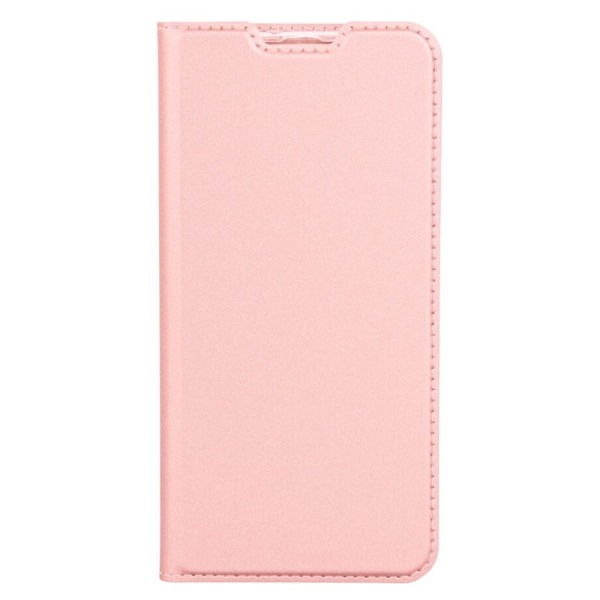 Husa carte compatibila cu Huawei P30 Lite, Comando Skin Expert, Inchidere magnetica puternica, Buzunar interior pentru card, Protectie completa si eleganta, Piele eco, Roz