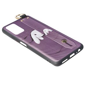 Husa Crossbody Pattern compatibila cu Samsung Galaxy Note 20, Comando Fonix, Imprimeu grafic, Lant textil detasabil, Mov3