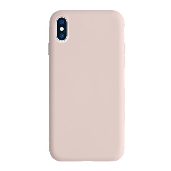 Husa Safe Flex compatibila cu iPhone X/XS, Comando Fonix, Design Slim flexibil, Interior captusit cu microfibra, Anti shock, Silicon moale, Textura cu finisaj mat/fin, Antiaderent, Roz pudra