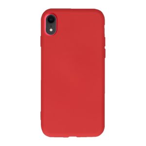 Husa Safe Flex compatibila cu iPhone XR, Comando Fonix, Design Slim flexibil, Interior captusit cu microfibra, Anti shock, Silicon moale, Textura cu finisaj mat/fin, Antiaderent, Rosu