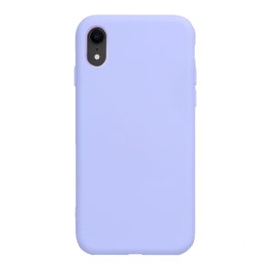 Husa Safe Flex compatibila cu iPhone XR, Comando Fonix, Design Slim flexibil, Interior captusit cu microfibra, Anti shock, Silicon moale, Textura cu finisaj mat/fin, Antiaderent, Lila