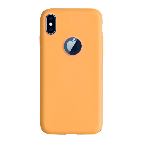 Husa Safe Flex compatibila cu iPhone XS Max, Comando Fonix, Design Slim flexibil, Interior captusit cu microfibra, Anti shock, Silicon moale, Textura cu finisaj mat/fin, Antiaderent, Coral