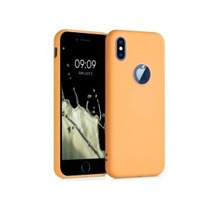 Husa Safe Flex compatibila cu iPhone XS Max, Comando Fonix, Design Slim flexibil, Interior captusit cu microfibra, Anti shock, Silicon moale, Textura cu finisaj mat/fin, Antiaderent, Coral2