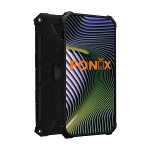 Husa Blaze Armor compatibila cu iPhone 15 Pro Max, Prevazuta cu suport auto magnetic si stand, Antisoc, Design dublu stratificat, Protectie la standarde militare, Comando Bumpy Shield, Negru